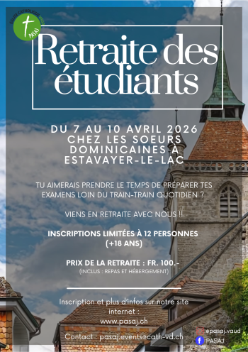 Retraite étu avril 2026