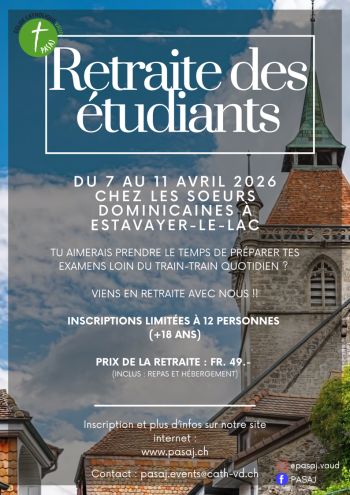 Retraite étudiants avril 2026